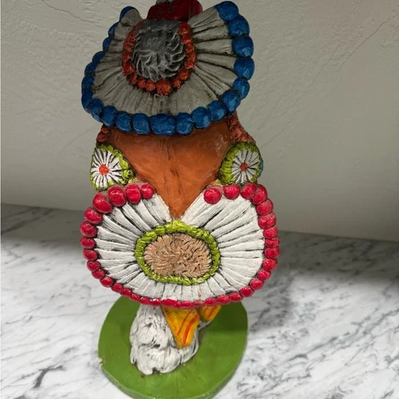 Vintage Native American Indian Chief Statue Byron Molds 1982 Decor Retro 15.5” H - Picture 4 of 6